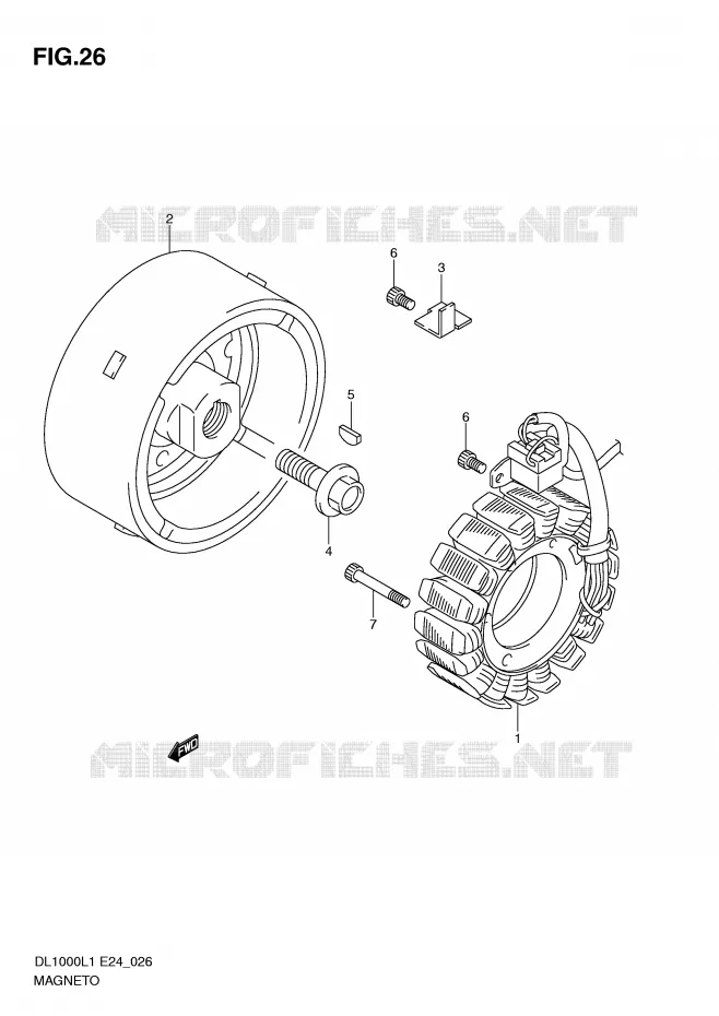 ONTSTEKING Suzuki MOTO 1000 V-STROM 2011  DL1000L1(E24)