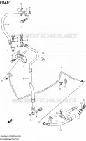 ACHTER REMSLANG voor Suzuki BURGMAN 400 2006