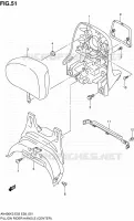 BACKREST (CENTER)(MODELE K3) voor Suzuki BURGMAN 400 2006