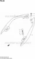 BACKREST (SIDE)(MODELE K3) voor Suzuki BURGMAN 400 2006