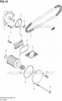 OLIEPOMP voor Suzuki BURGMAN 400 2006