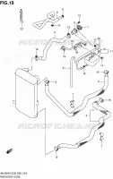 RADIATOR SLANG voor Suzuki BURGMAN 400 2006