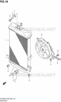 RADIATOR voor Suzuki BURGMAN 400 2006
