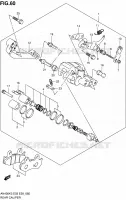 REAR CALIPER voor Suzuki BURGMAN 400 2006