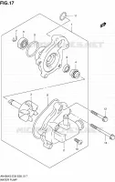 WATERPOMP voor Suzuki BURGMAN 400 2006