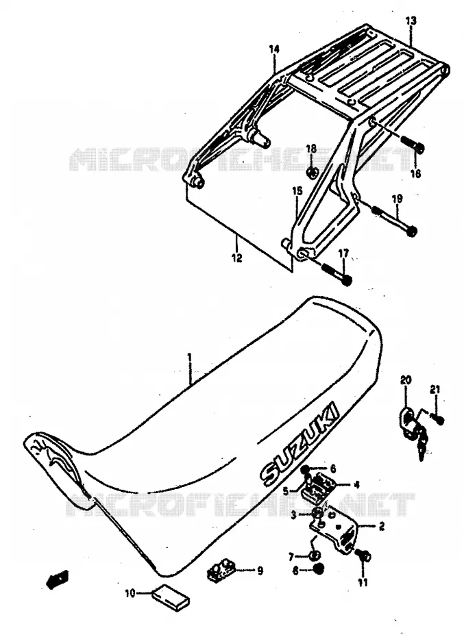 SEAT Suzuki MOTO 800 DR 1990  DR800SUL(L)