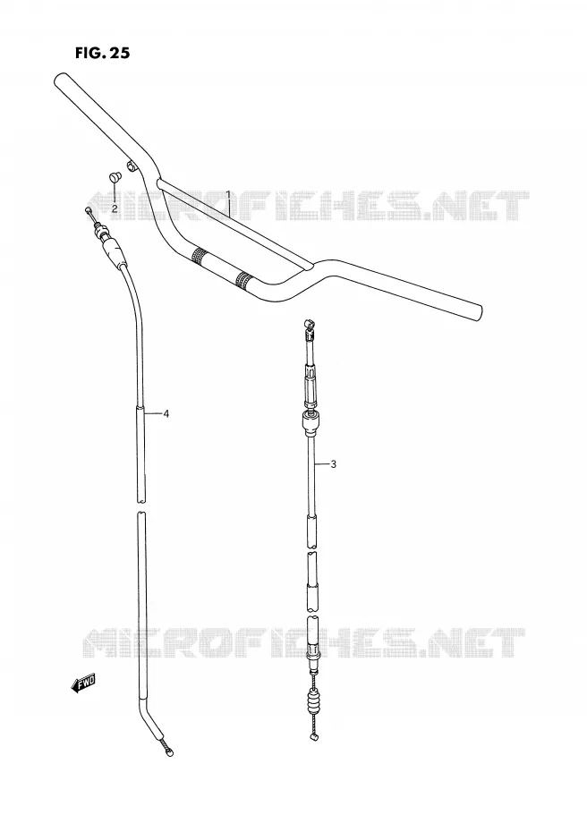 STUUR Suzuki MOTO 250 RM-250 1995  RM250S(E3)