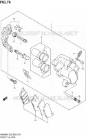 FRONT CALIPER voor Suzuki BURGMAN 650 2008
