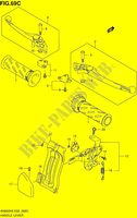HANDGRIPS   LEVERS (AN650AK9/AL0 E24,E51,P37) voor Suzuki BURGMAN 650 2011