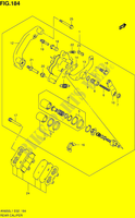 REAR CALIPER (AN650AL1 E02) voor Suzuki BURGMAN 650 2012