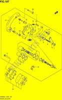 REAR CALIPER (AN650AL1 E51) voor Suzuki BURGMAN 650 2012