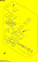 ACHTER HOOFDREMCILINDER voor Suzuki BURGMAN 650 2013