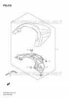 SEAT COWL (VZR1800ZL2 E19) voor Suzuki INTRUDER 1800 2012