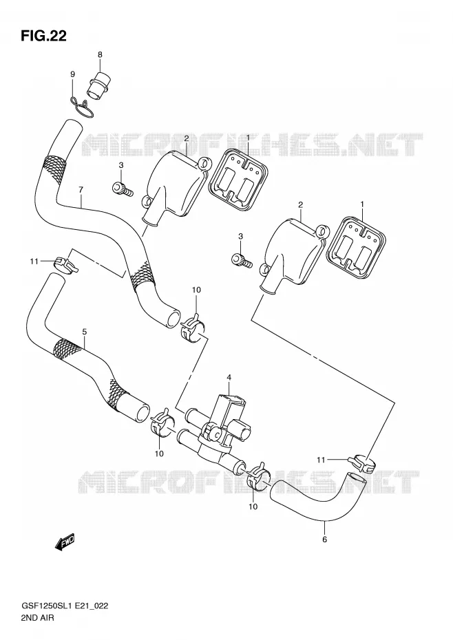 ANTI VERVUILINGS SYSTEM Suzuki MOTO 1250 BANDIT 2011  GSF1250SL1(E21)