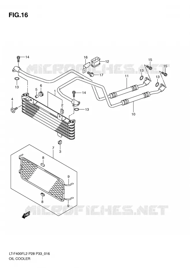 OLIE KOELER Suzuki QUAD 400 KINGQUAD 2012  LT-F400FZL2(P28)