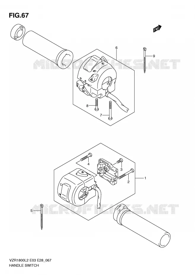 SCHAKELAARS (VZR1800L2 E28) Suzuki MOTO 1800 INTRUDER 2012  VZR1800L2(E03)