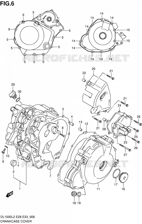 CASING Suzuki MOTO 1000 V-STROM 2012  DL1000L2(E03,E28,E33)