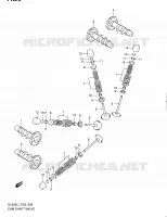 NOKKENAS   VALVES voor Suzuki V-STROM 650 2011