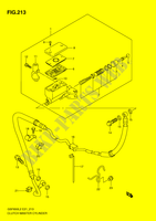 CLUTCH HOOFDREMCILINDER (GSF650L2 E21) voor Suzuki BANDIT 650 2015
