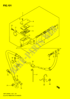 CLUTCH HOOFDREMCILINDER voor Suzuki BANDIT 1250 2012