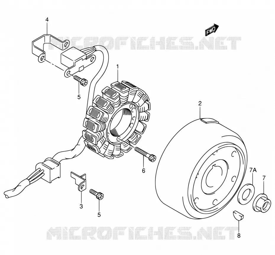 ONTSTEKING (DR-Z400EY/EK1/EK2/EK3/EK4) Suzuki MOTO 400 DR-Z 2000  DR-Z400 Y (E03,E28,E33)