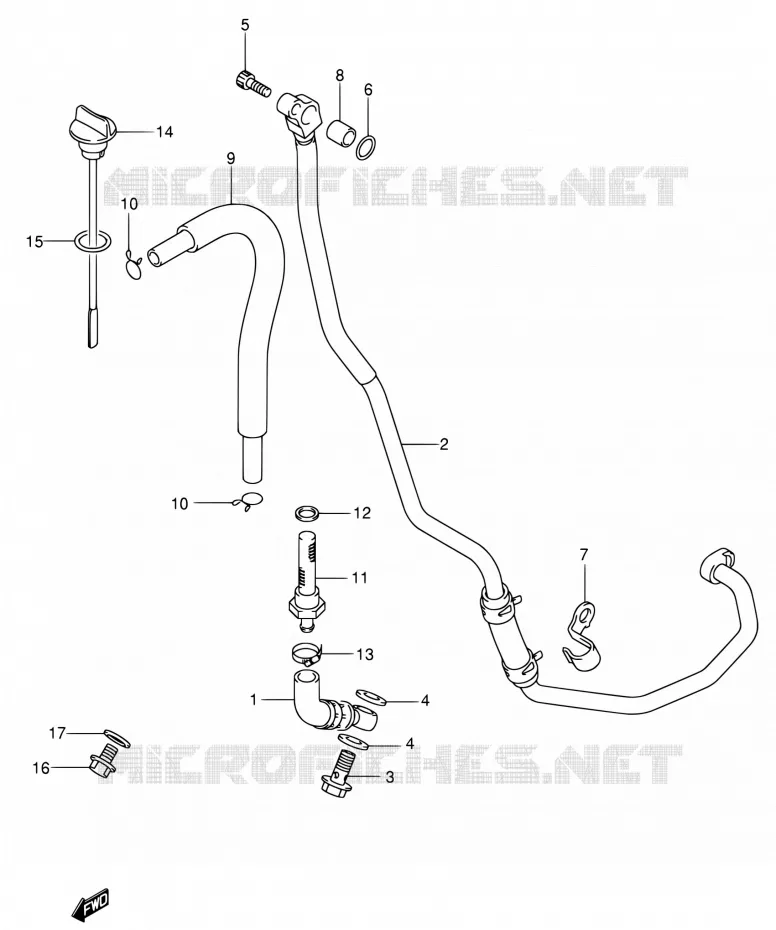 OLIE SLANG Suzuki MOTO 400 DR-Z 2004  DR-Z400EK4(E24)