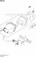 ACHTERLICHT (DR Z400EK5/K6/K7/K9 E24) voor Suzuki DR-Z 400 2006