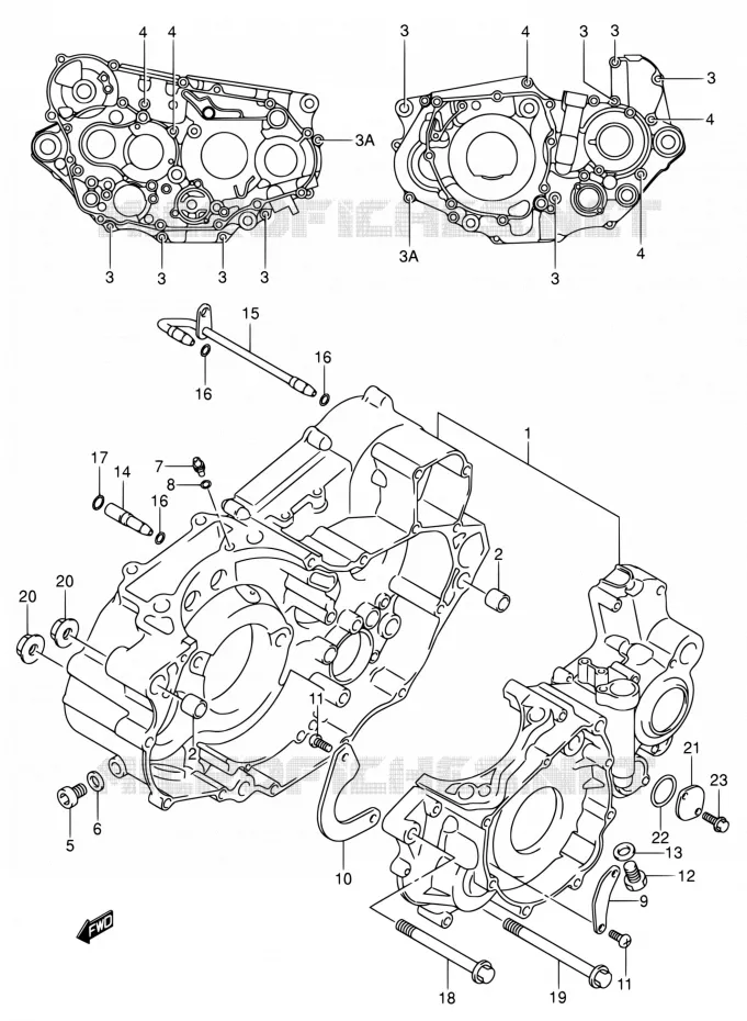 CASING Suzuki MOTO 400 DR-Z 2000  DR-Z400EY(E24)