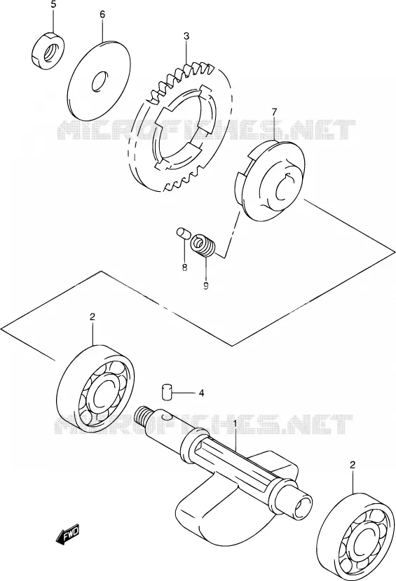 NOKKENAS - VALVES Suzuki MOTO 400 DR-Z 2003  DR-Z400S K3 (E03,E28,E33)