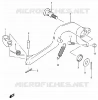 ACHTERREM voor Suzuki DR-Z 400 2004