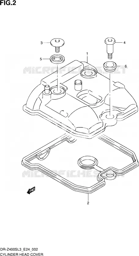 KLEPPENDEKSEL Suzuki MOTO 400 DR-Z 2013  DR-Z400S L3 (E24)