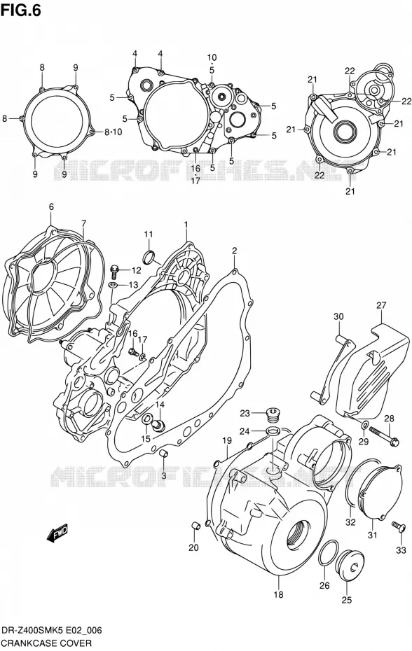 CASING Suzuki MOTO 400 DR-Z 2005  DR-Z400SMK5(E19)