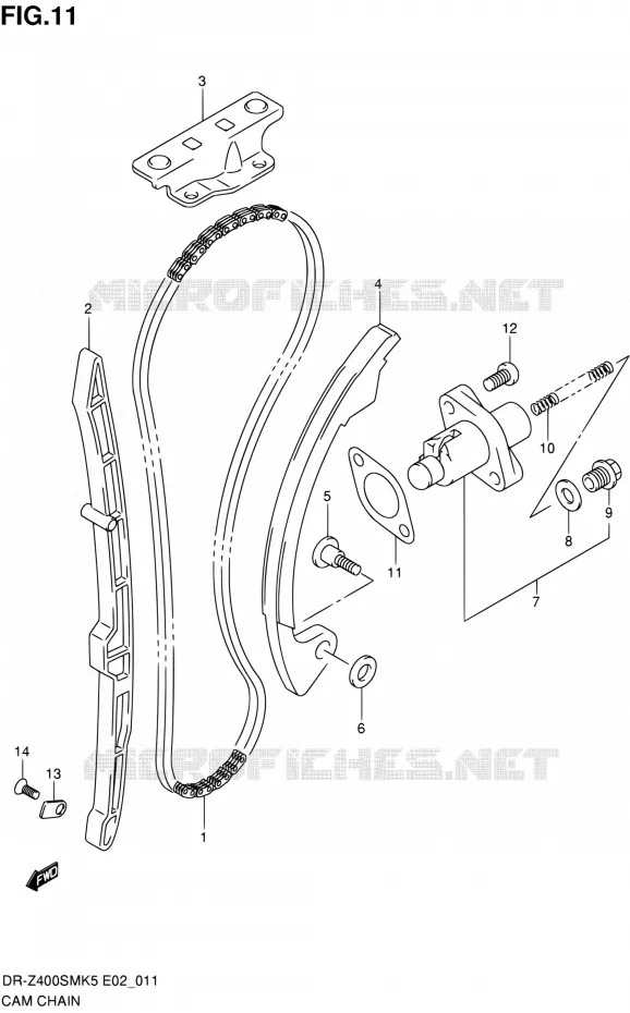 TIMING Suzuki MOTO 400 DR-Z 2006  DR-Z400SMK6(E24)