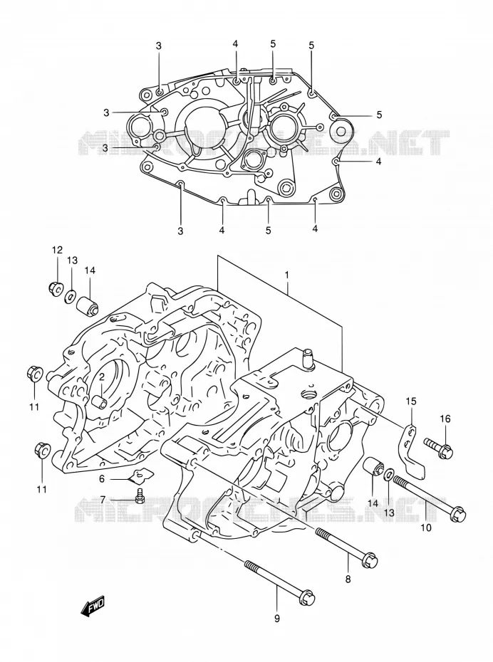 CASING Suzuki MOTO 125 DR 2000  DR125SEY/DR125SEUY