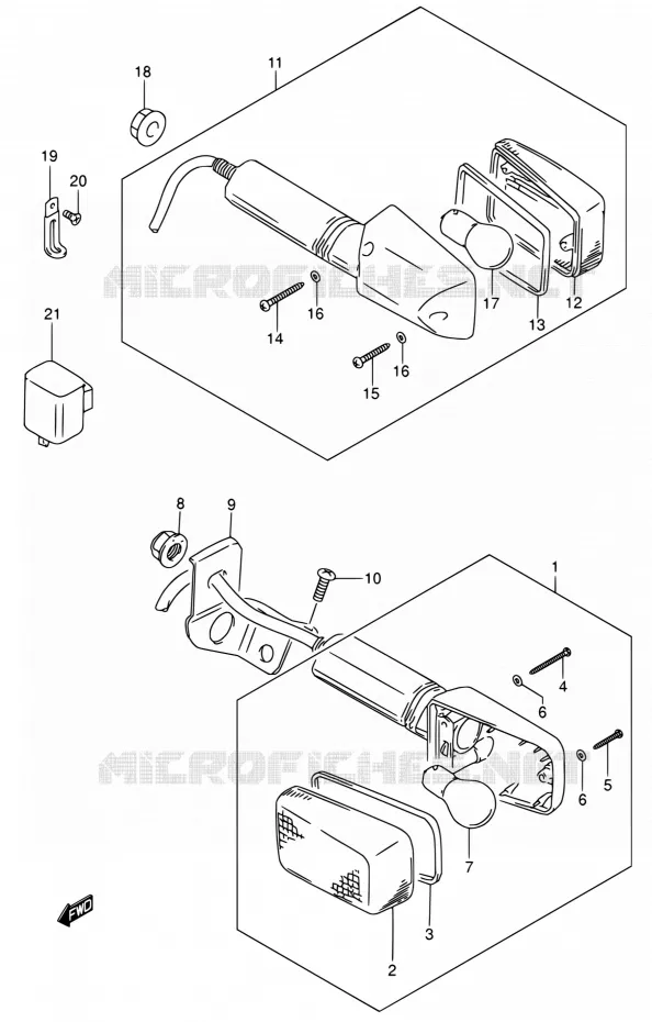 INDICATOREN Suzuki MOTO 200 DR 2004  DR200SE K4 (E03,E28,E33)