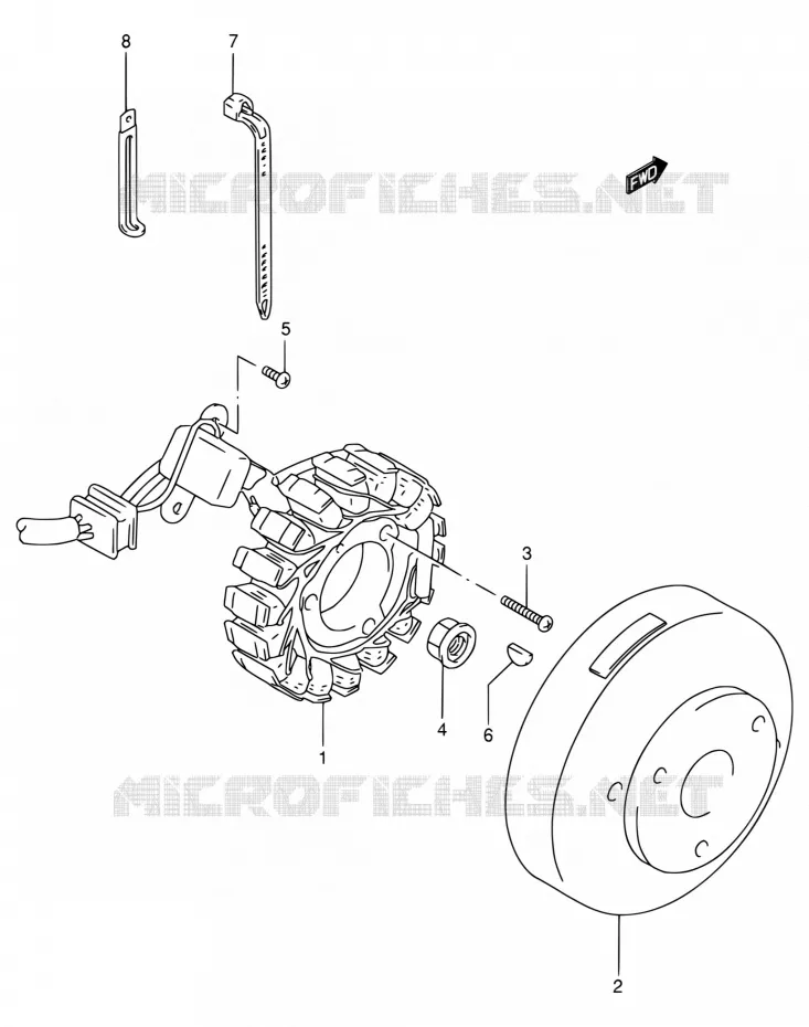 ONTSTEKING Suzuki MOTO 200 DR 2004  DR200SE K4 (E06,E24)