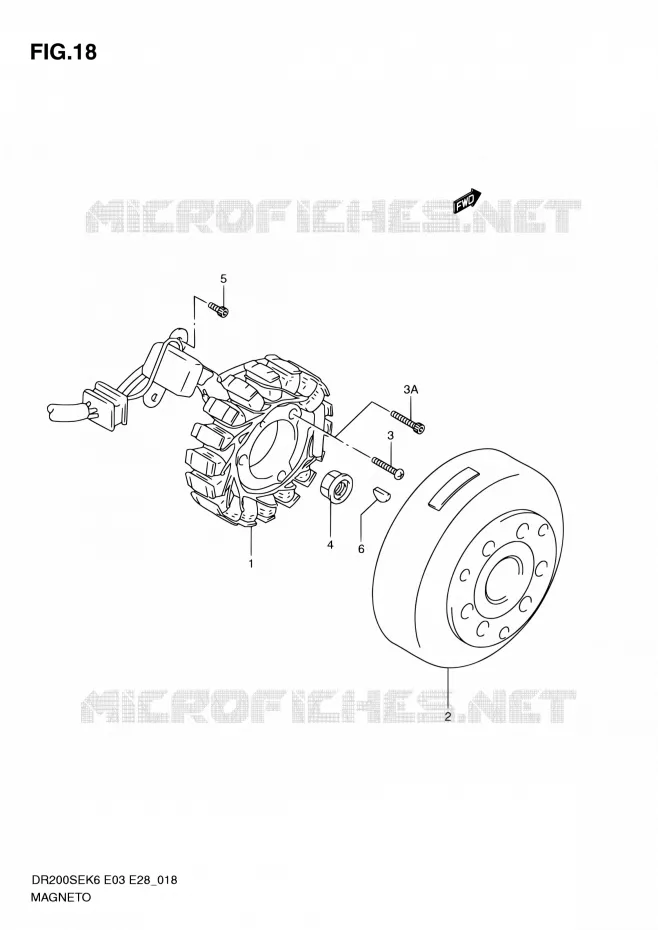 ONTSTEKING Suzuki MOTO 200 DR 2010  DR200SE L0 (E03,E28,E33)