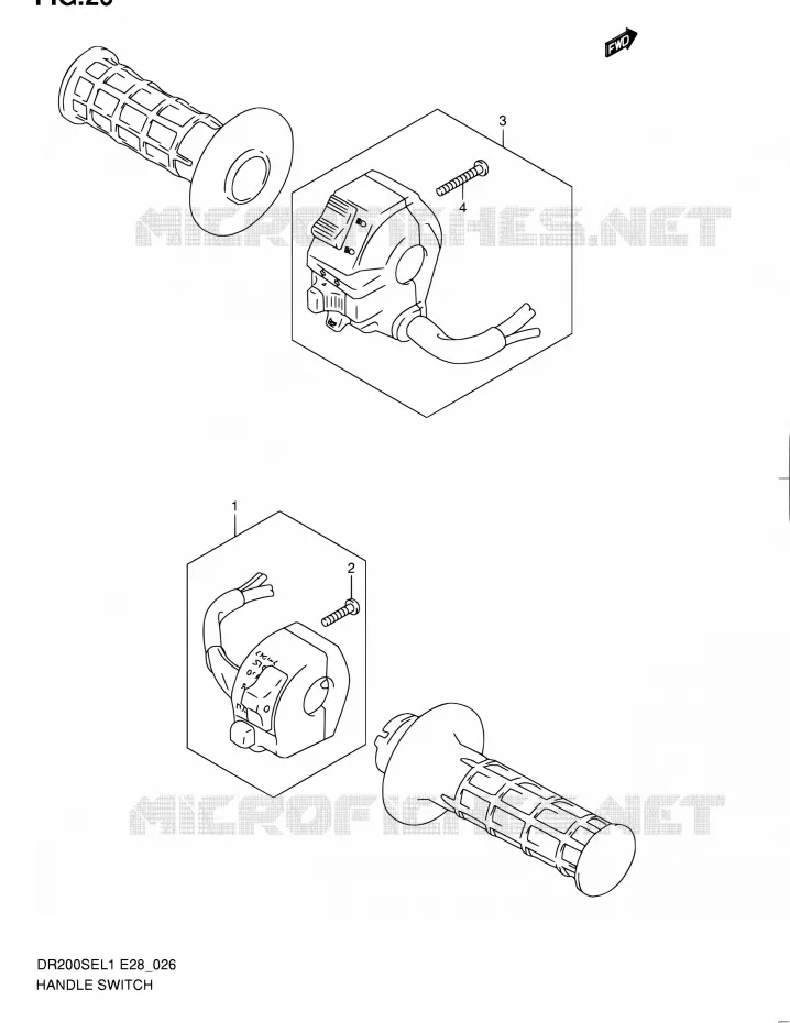 SCHAKELAARS Suzuki MOTO 200 DR 2011  DR200SE L1 (E03,E28,E33)