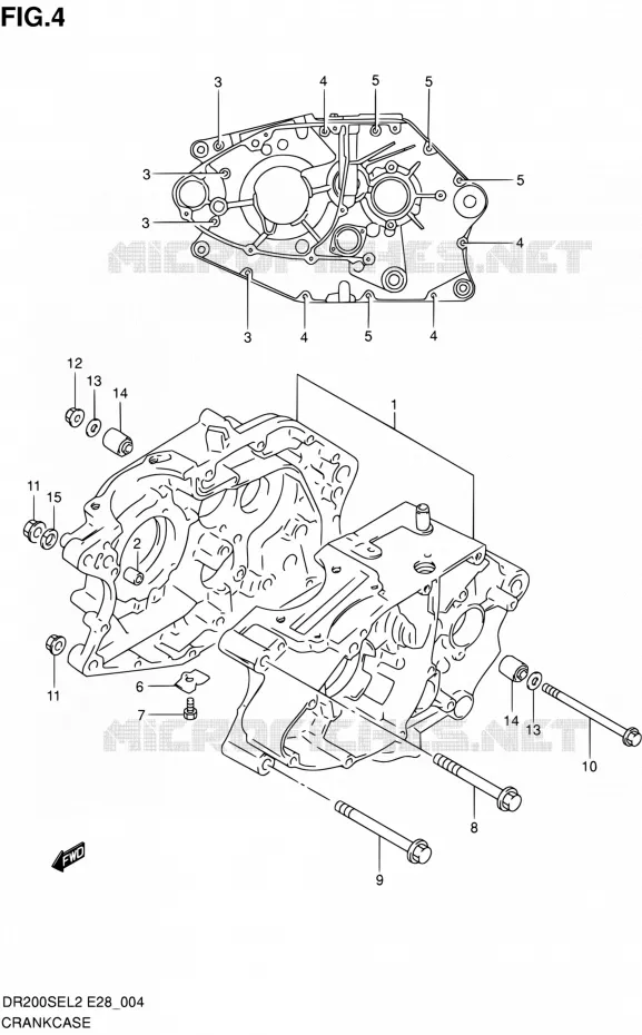 CASING Suzuki MOTO 200 DR 2012  DR200SE L2 (E03,E28,E33)