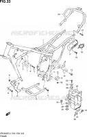 FRAME voor Suzuki DR 200 2013