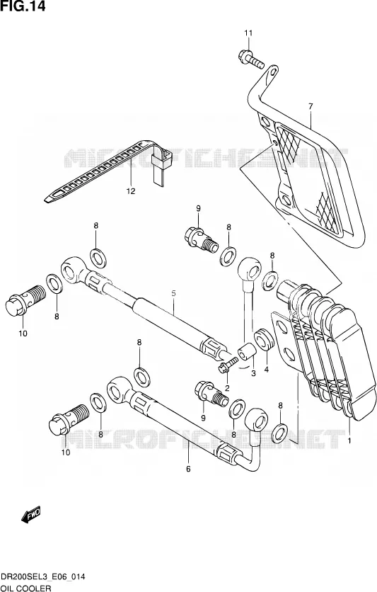 OLIE KOELER Suzuki MOTO 200 DR 2013  DR200SE L3 (E24)