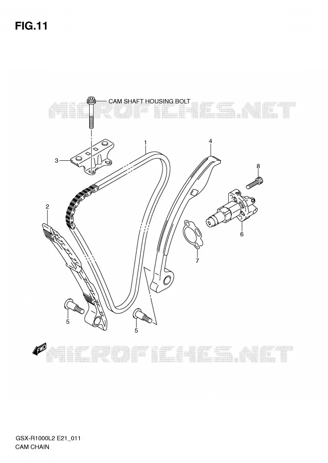 TIMING Suzuki MOTO 1000 GSX-R 2012  GSX-R1000UFL2(E21)