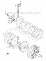 KOPPELING voor Suzuki DR 350 1993