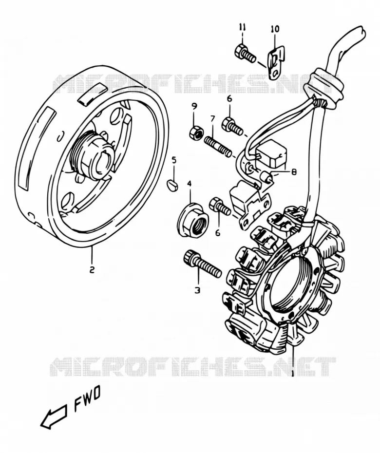 ONTSTEKING Suzuki MOTO 350 DR 1999  DR350 X (E01,E24)