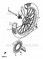 VOORWIEL voor Suzuki DR 600 1988
