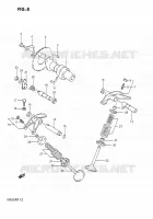 NOKKENAS   VALVES voor Suzuki DR 650 1990