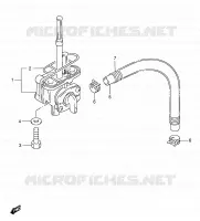 FUEL COCK voor Suzuki DR 650 2001