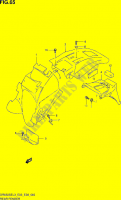 ACHTERSPATBORD (DR650SEL3 E28) voor Suzuki DR 650 2013