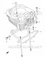 CILINDER voor Suzuki DR 800 1992