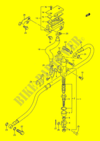 ACHTER HOOFDREMCILINDER (MODELE P) voor Suzuki BANDIT 400 1993